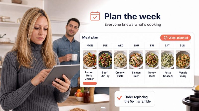 One calendar. The whole house knows what’s cooking.