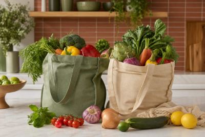 Grocery shopping list built from a meal plan