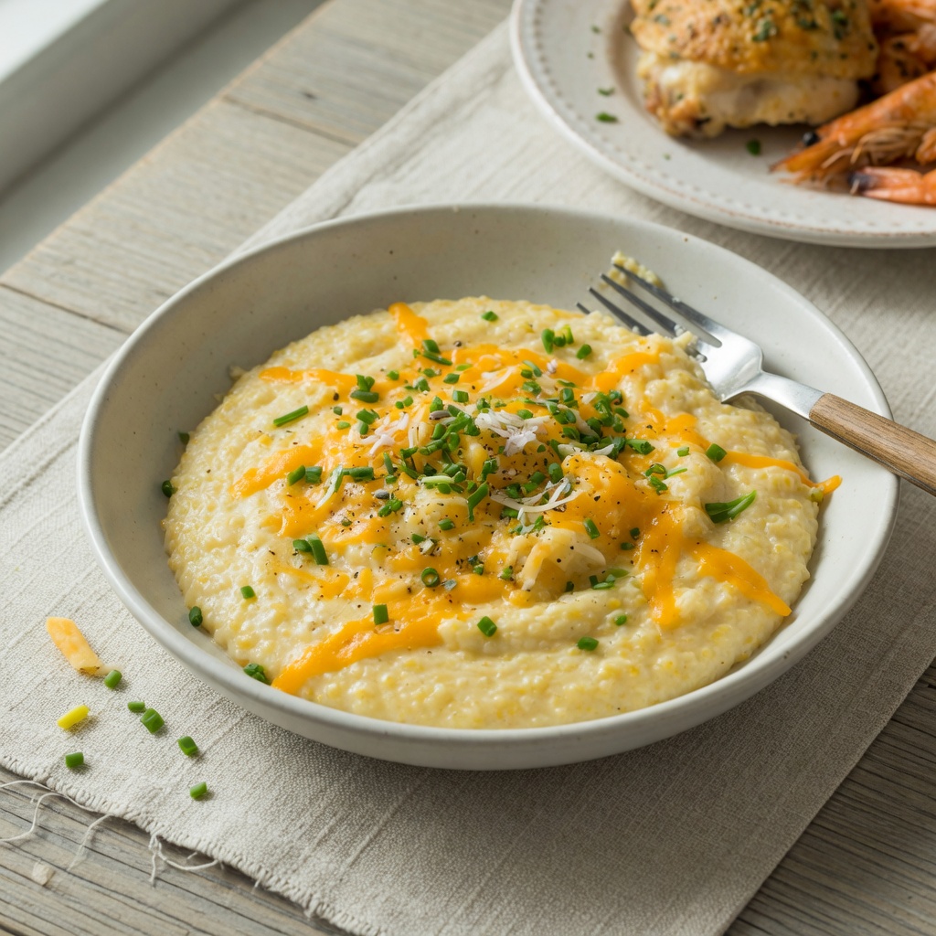 Cheesy Chive Grits