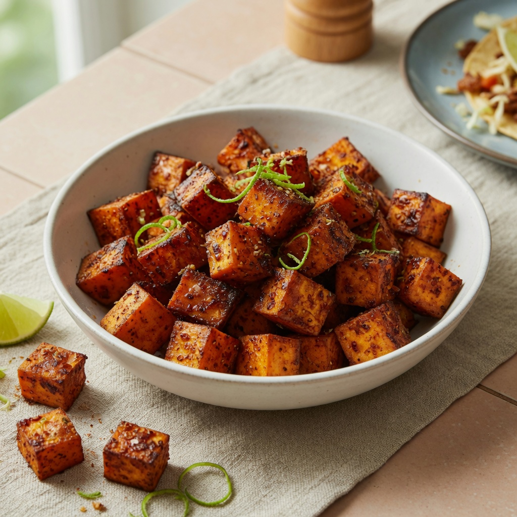 Chili-Lime Roasted Sweet Potatoes