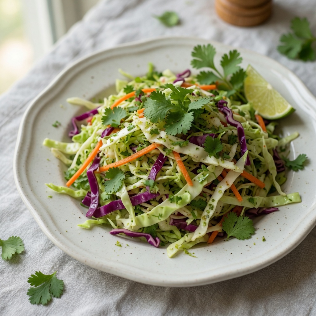 Cilantro-Lime Cabbage Slaw