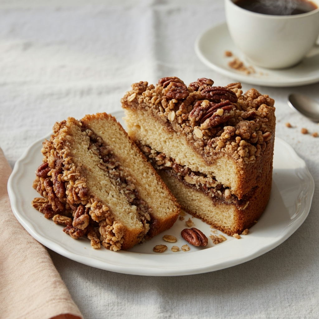 Cinnamon Streusel Coffee Cake