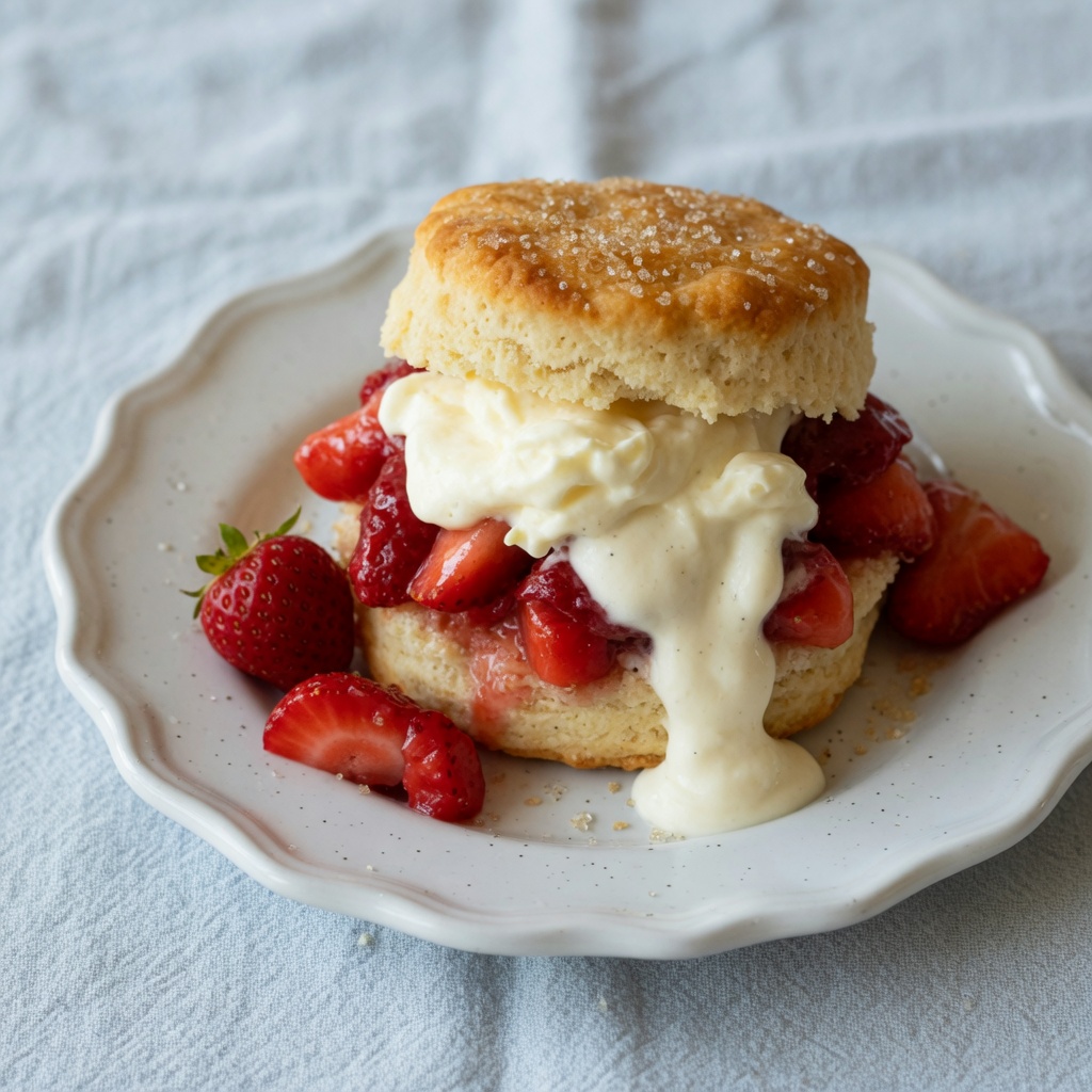 Classic Strawberry Shortcake with Buttermilk Biscuits