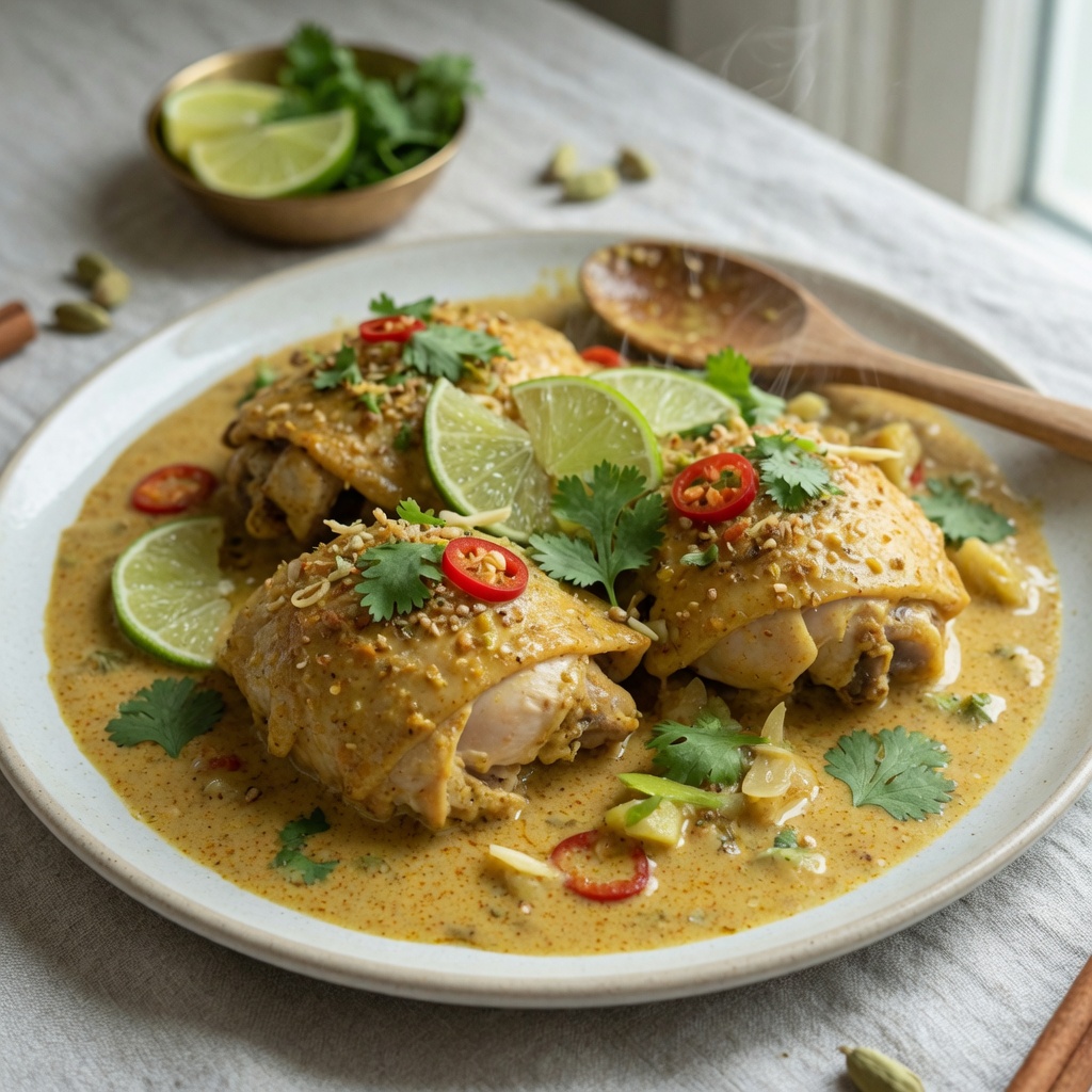 Instant Pot Coconut-Ginger Chicken Thighs