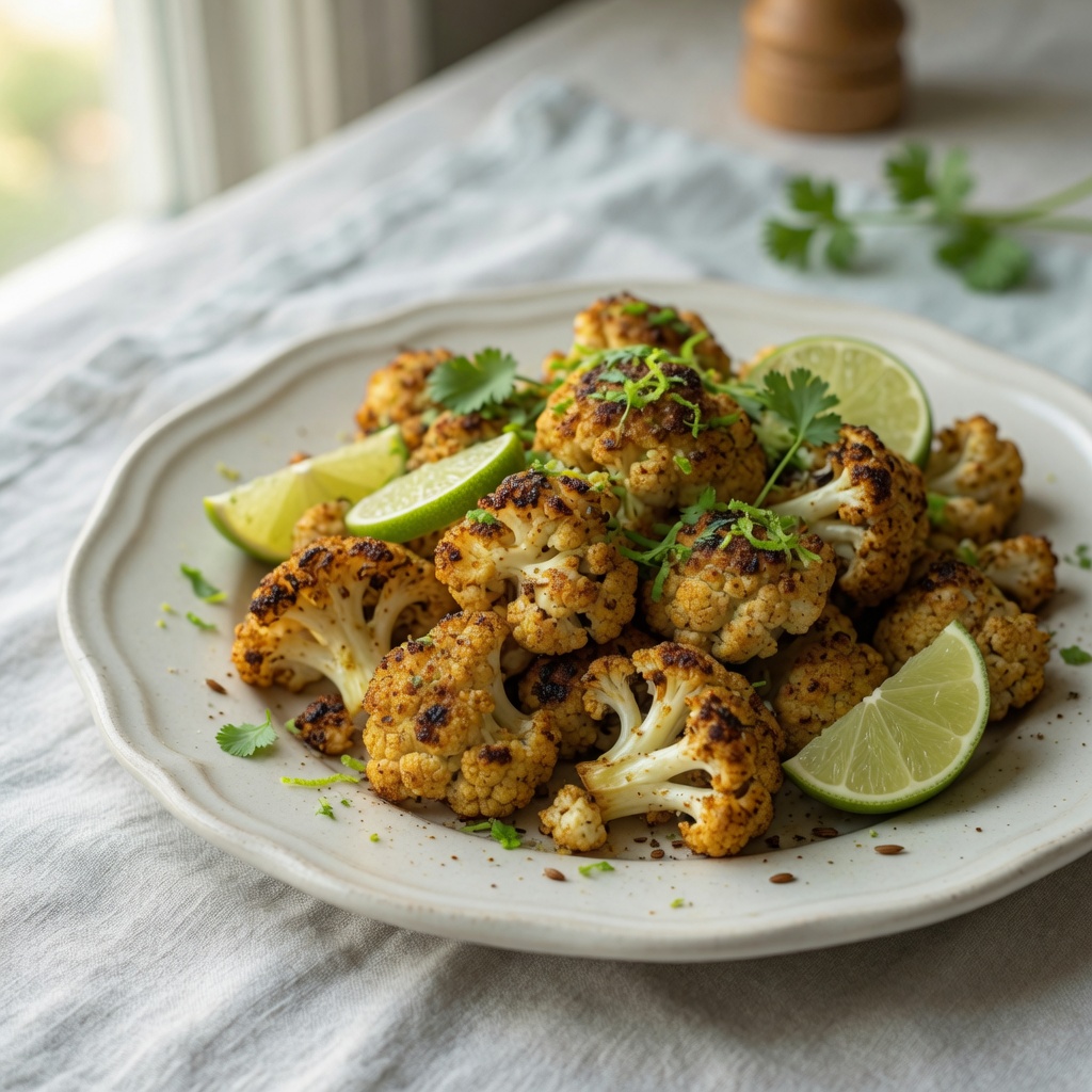 Cumin-Roasted Cauliflower with Lime