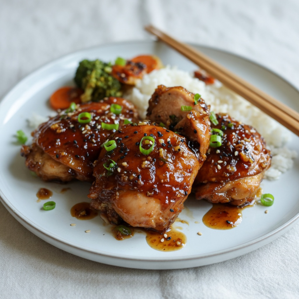 Instant Pot Honey-Garlic Chicken Thighs