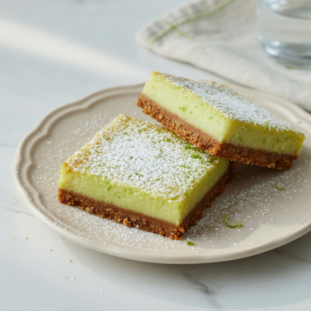 Key Lime Bars with Graham Crust