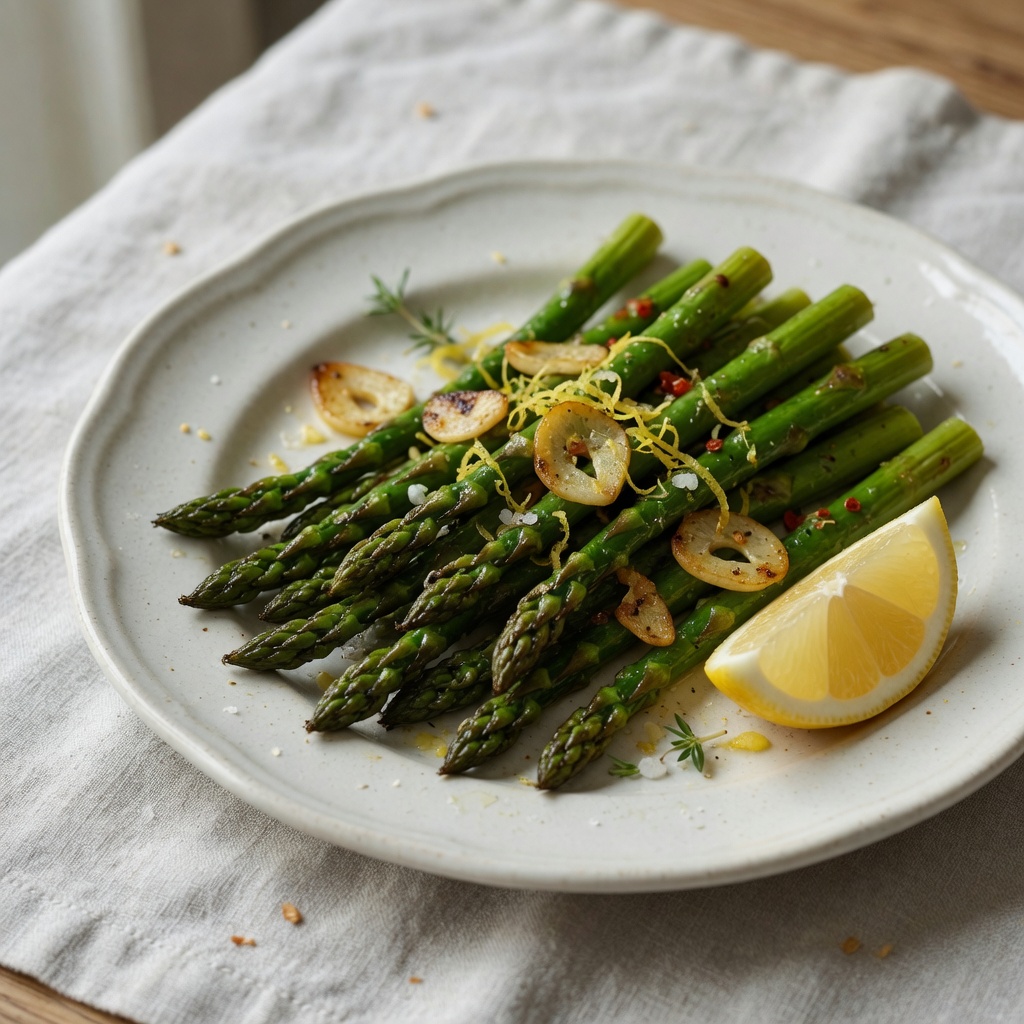 Lemon-Garlic Sautéed Asparagus