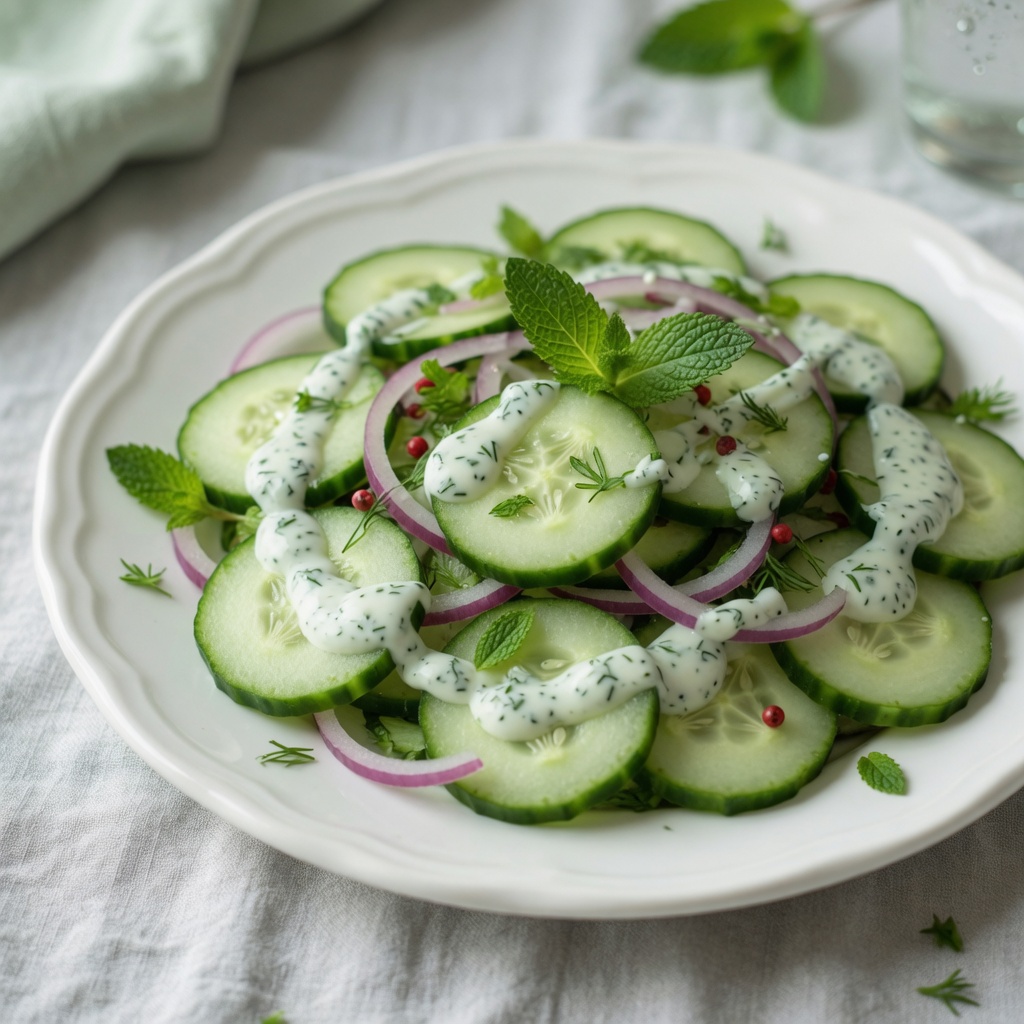 Minted Cucumber Salad