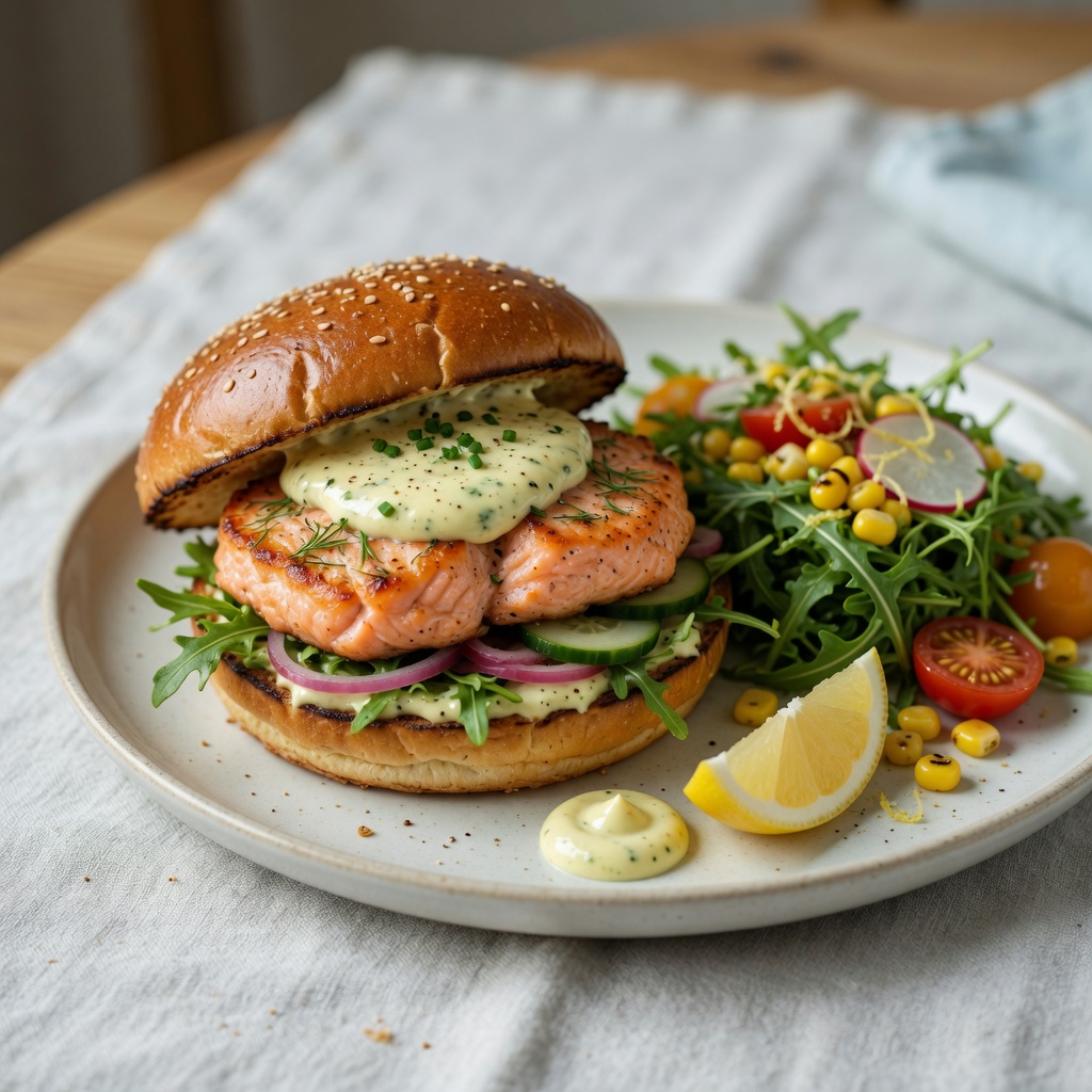 Salmon Burger — Recipe of the Week