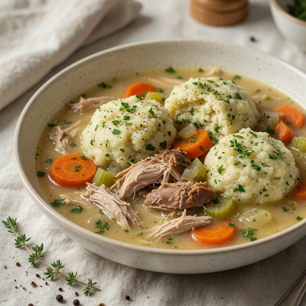 Slow Cooker Chicken and Dumplings