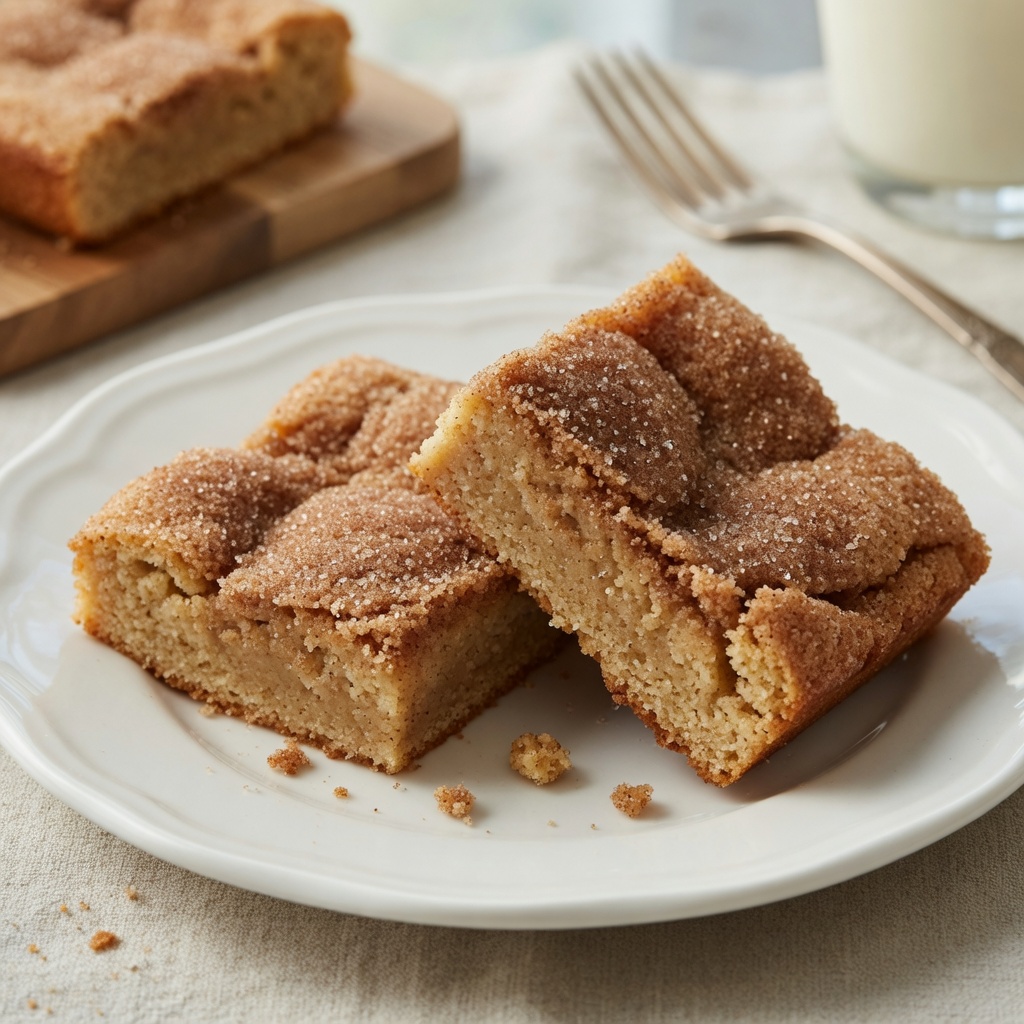 Soft Cinnamon Sugar Snickerdoodle Bars
