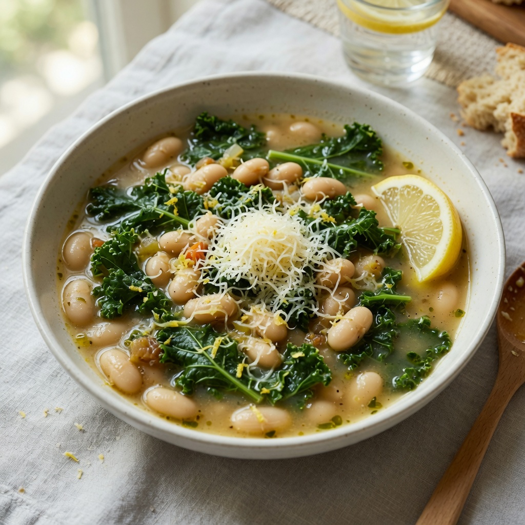 Weeknight White Bean and Kale Soup